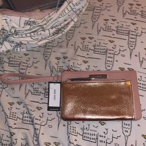 Nine West blush pink wristlet